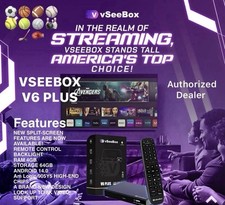 vSeeBox V6 Plus - Brand New - Sealed - 2026 Model