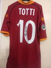  Francesco Totti AS Roma Derby SPQR BOX LIM.ED. Jersey  Shield 2002