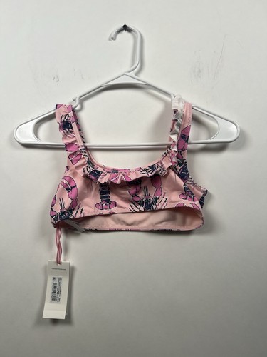 NEW Vineyard Vines Girls Bikini Swimsuit Sz M 10-12 Square Neck Lobster - Picture 7 of 11