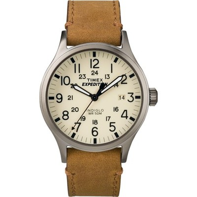 Timex Men's Expedition Scout 40mm Watch   Gray Case 40 mm, Tan/Natural/Gray 