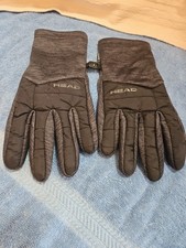 HEAD Men's Waterproof Hybrid Gloves Black Size Medium