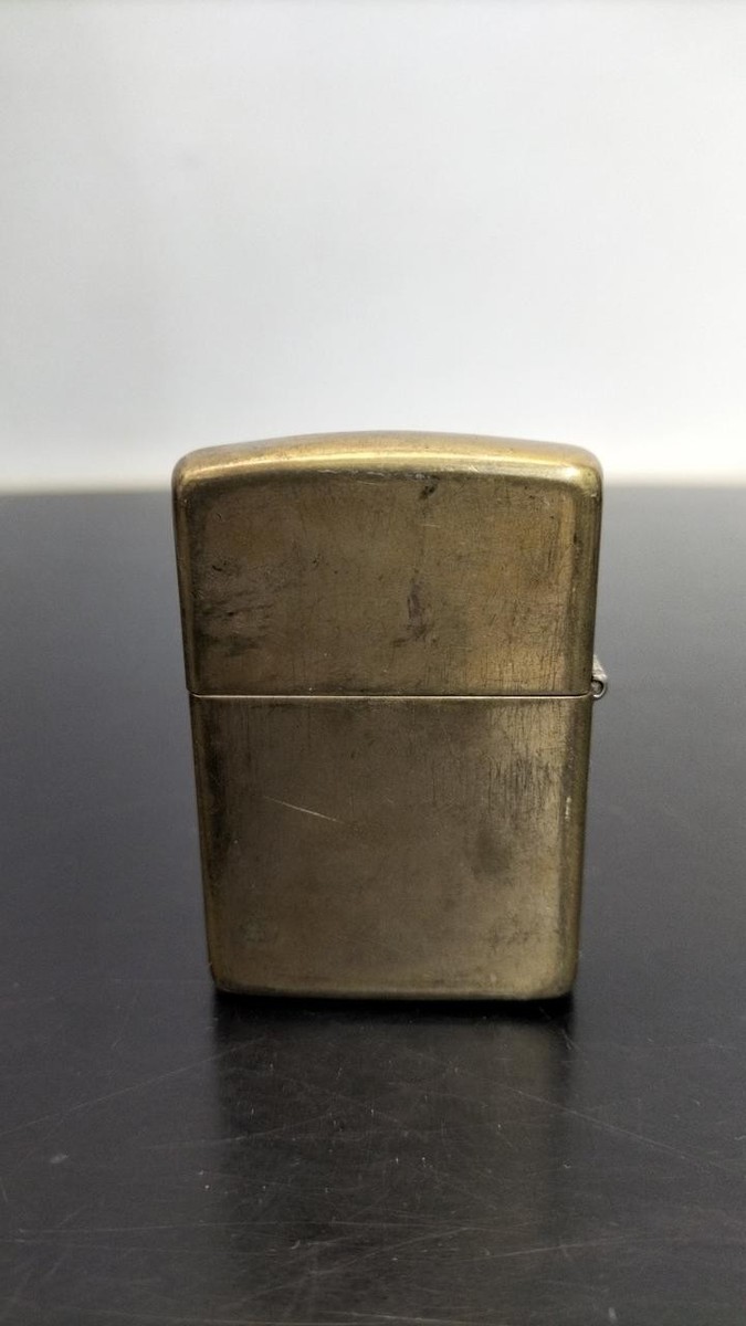 Vintage Zippo 1932-1990 Hawaii Coat of Arms Solid Brass Oil