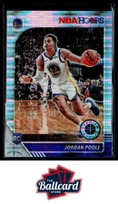 2019-20 Hoops Premium Stock #223 Jordan Poole Prizms Pulsar