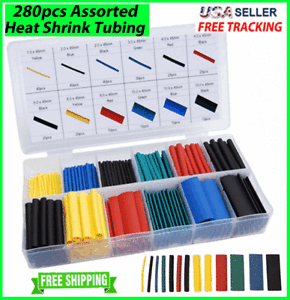 3 types Colourful Heat Shrink Tubing Tube Wrap Sleeve Wire Cable Kit ha 3 types Colourful Heat Shrink Tubing Tube Wrap Sleeve Wire Cable Kit ha