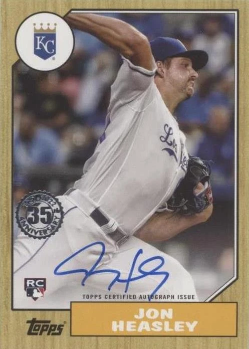 2022 Topps Update Series - Jon Heasley #87BA-JH