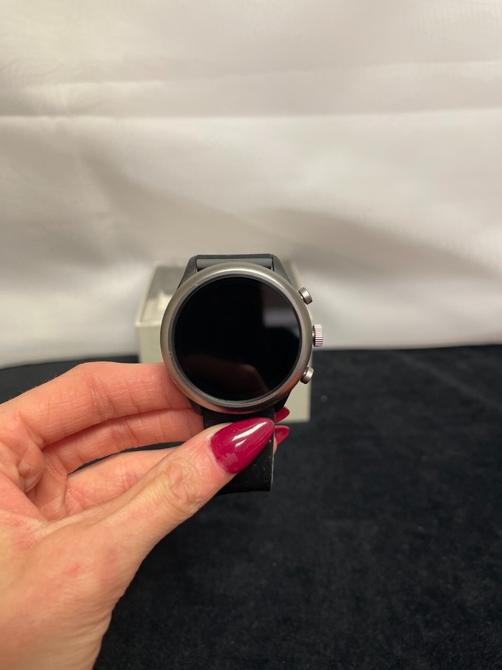 Fossil Sport DW9F2 Mens Gray Touchscreen 43mm Android Smartwatch eBay