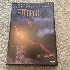 The Terror DVD Sandra Knight, Jack Nicholson, Boris Karloff - Free Shipping