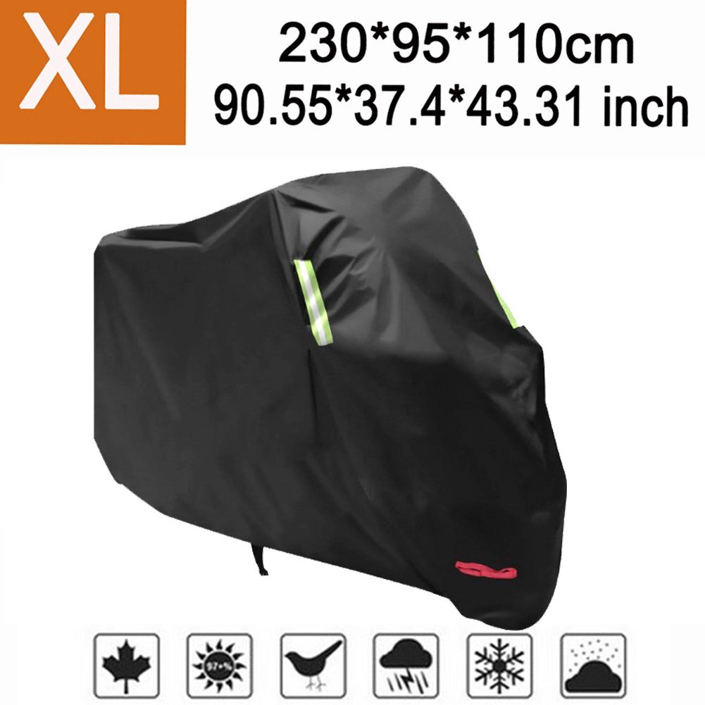 Motorcycle Cover Bike Waterproof Outdoor Rain Dust Sun Scoot
