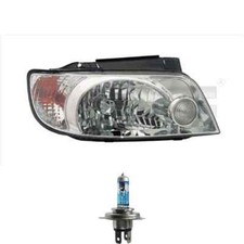 Scheinwerfer Frontscheinwerfer links H4 für Hyundai Matrix FC inkl. Osram Lampen