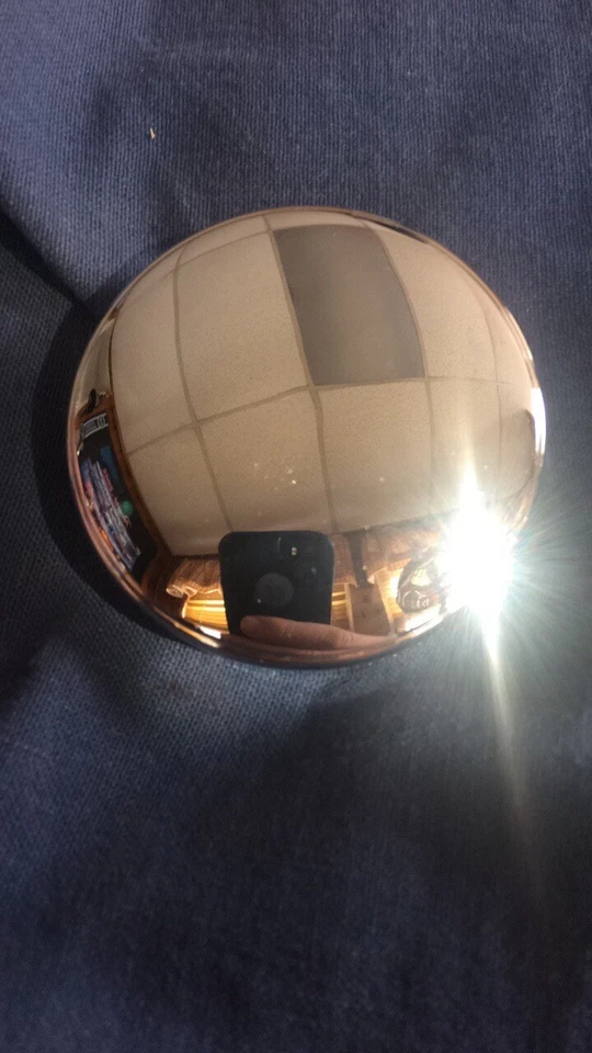 10 New 1950 1951 1952 1953 Ford F1 Truck Chrome Gas Cap Vented Show Quality - Image 4 of 4