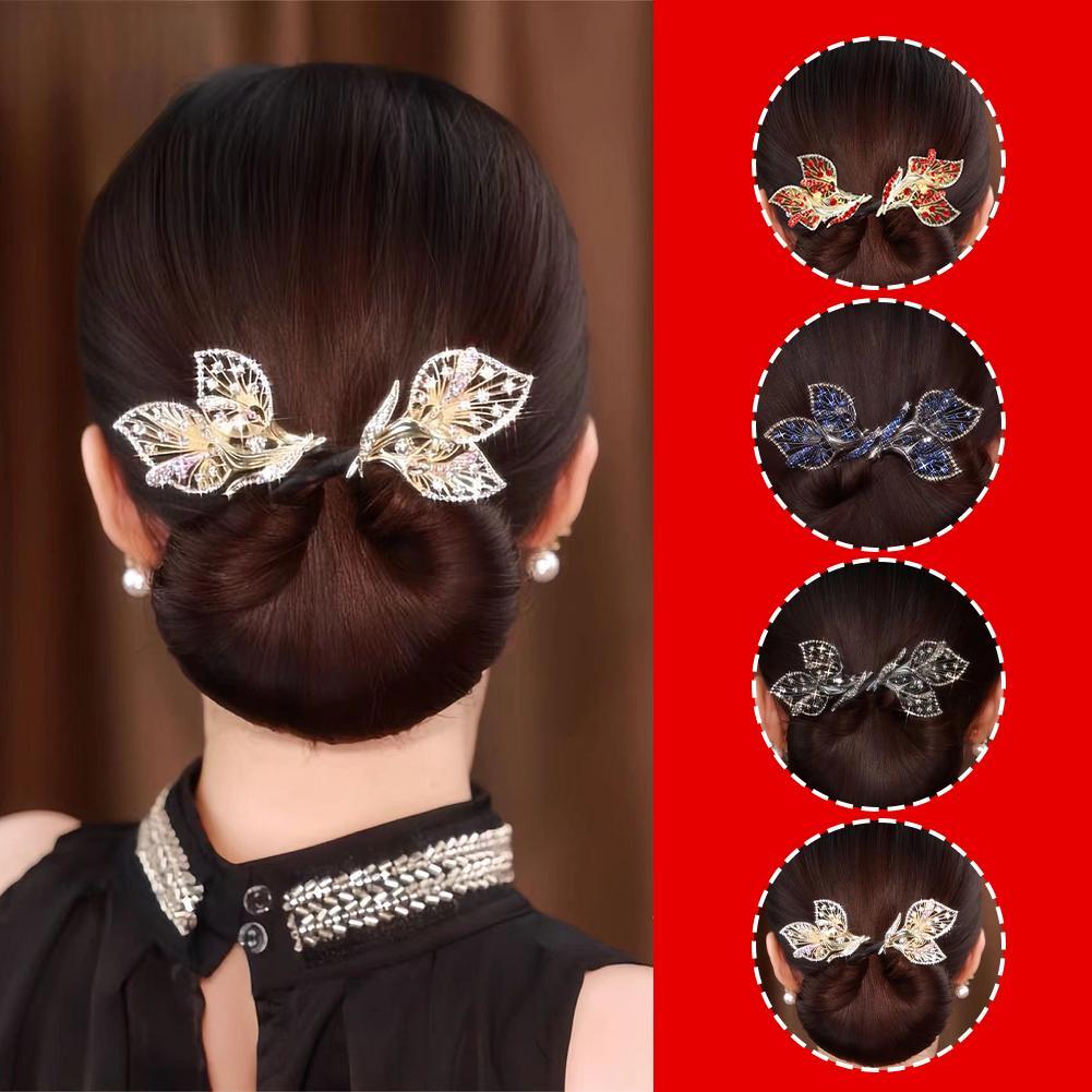 Rhinestone Flower Hair Clip & Twist Maker for Women - US Shipping