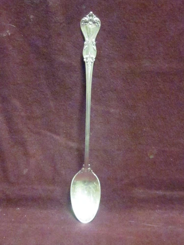 Reed & Barton Sterling Marlborough ICE TEA SPOON 7 5/8" 30g  No Mono old mark
