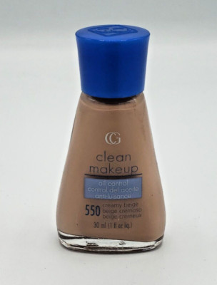 NEW CoverGirl Clean Oil Control Liquid Make Up Foundation- 550 CREAMY BEIGE