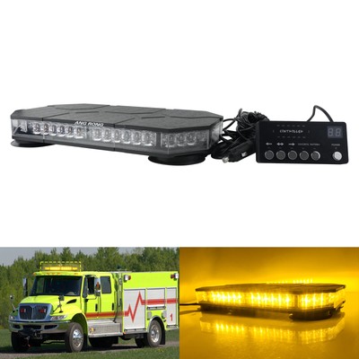 42 LED Auto Frontblitzer Blitzlicht Warnleuchte Gelb Strobe Licht 29 Blinkmodi