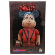 Medicom BE@RBRICK Michael Jackson Thriller Red Jacket 100% 400% Figure Set