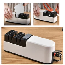 Afilador De Cuchillos Tijera Profesional 3 Etapas Electrico Cosas Para La Cocina