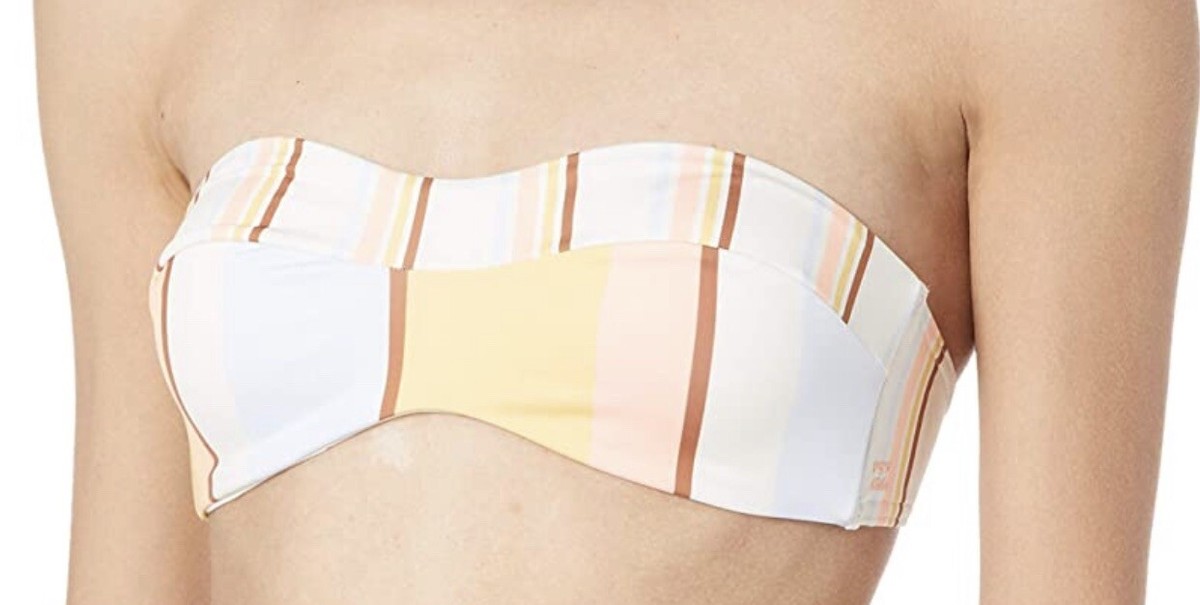 Billabong Women's Standard Bandeau Bikini Top Multi Feeling