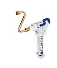 GALLEGGIANTE GEBERIT UNIFIL C/CURVETTA IN RAME PER CASSETTA AD INCASSO