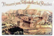 Brauerei zum Felsenkeller bei Dresden histor. Aktie 1943 Sachsen Bier Eis