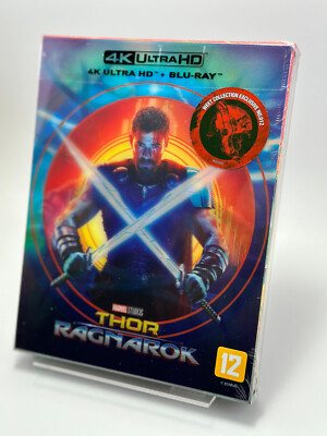 NEW! THOR RAGNAROK WeET COLLECTION B2 Lenticular 4K + Blu-ray Steelbook Marvel