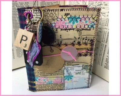 Collage Cover Custom Junk Journal Removable Ephemera Mini Junk Journal u