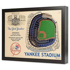 3D Stadium View | MLB Licensed | Choose From 19 Teams | Wall Art | Wood