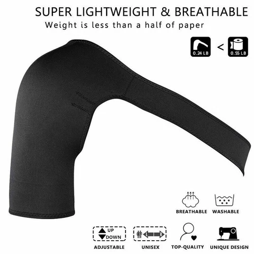 Shoulder Brace Support Compression Sleeve Torn Rotator Cuff Joint Pain Relief - Imagen 7 de 15