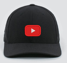 Youtube Icon Logo Symbol Hat Baseball Cap Social Media Emblem