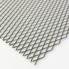 Edelstahl Streckmetall/ Streckgitter Maschenweite 16mm x 6,5mm x 1mm x 1mm