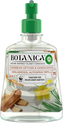 by Air Wick Automatic Spray Air Freshener Refill, Caribbean Vetiver & Sandalwood