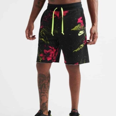 pink cotton nike shorts