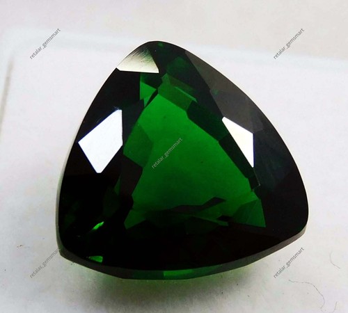Natural Tsavorite Garnet 10 Ct Emerald Cut Green Certified Loose Gemstone - Picture 5 of 7