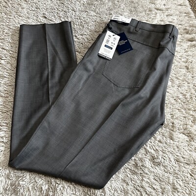 Hart Schaffner Marx  pants size 42 Regular  Gray New York Fit Thermo Wool $248
