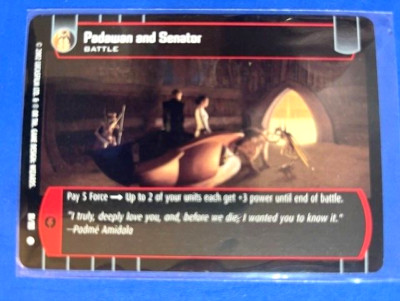 Padawan and Senator 2002 Star Wars TCG Sith Rising - Card #81/90