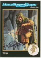 Gold Border Signed Larry Elmore 1991 TSR AD&D Fantasy Art Card #341 ~ Ranger