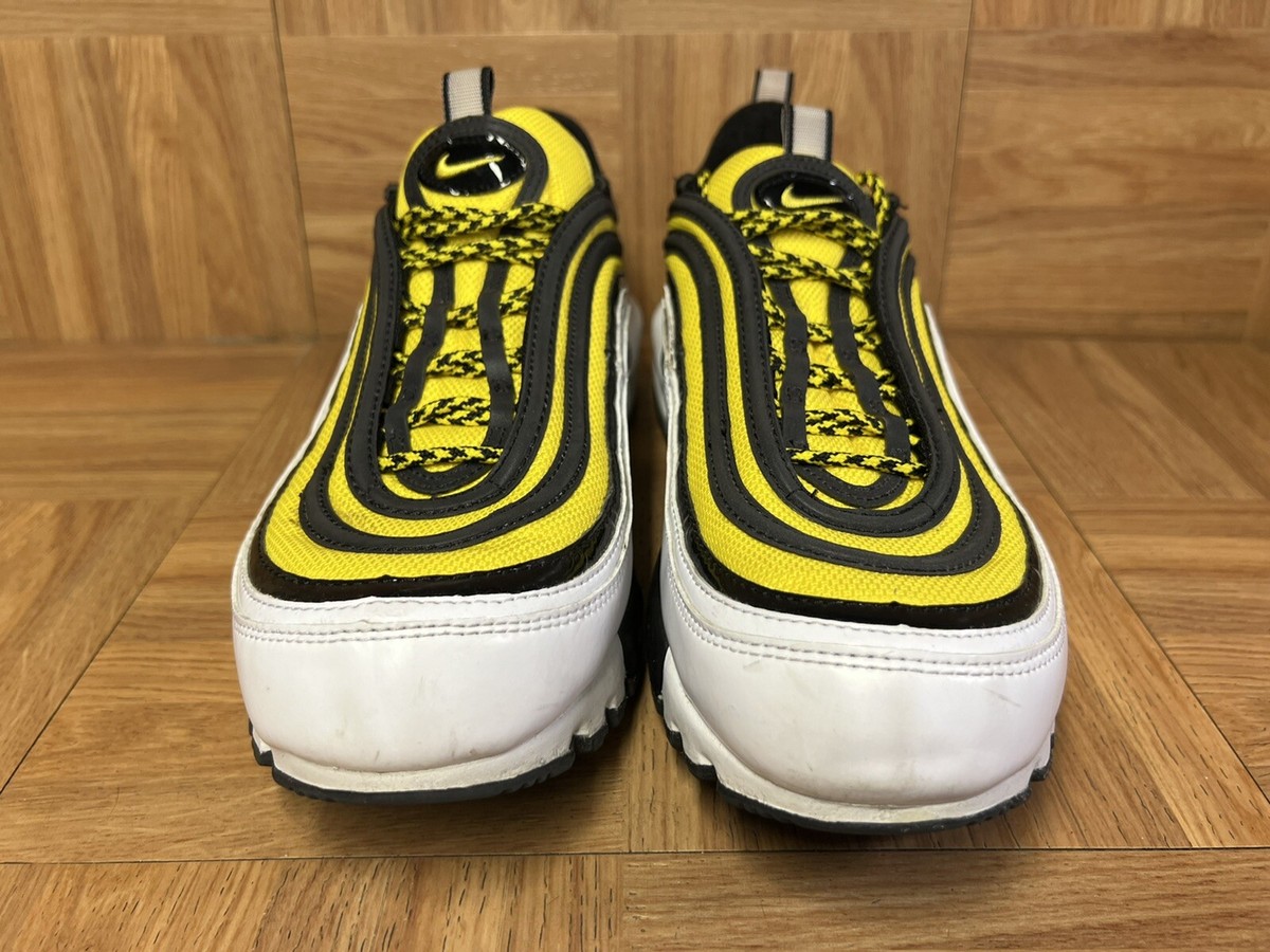 Nike Air Max Plus 97 Tn Mens 10.5 Frequency Pack AV7936-100 Yellow White Black Nike Air Max Plus 97 Frequency Pack | eBay main image 3