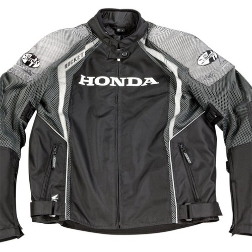 Joe Rocket Honda VFR Mesh Men's Textile Jacket 3XL Silver 1750-2507-USED - Picture 3 of 6