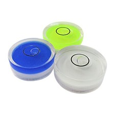 Spirit Level Vial 25mm x 10mm Round Bubble Shelf Leveller Caravan Table Floor UK