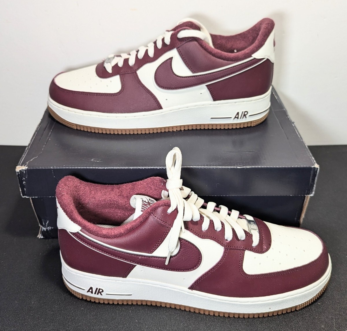 Nike Air Force Low College Pack Night Maroon Men's Size