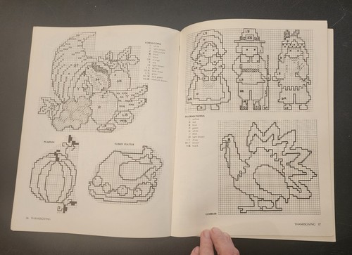 Lot 3 Dover Needlework Chart Designs Pattern Books Filet Crochet Embroidery B12 - Picture 14 of 24