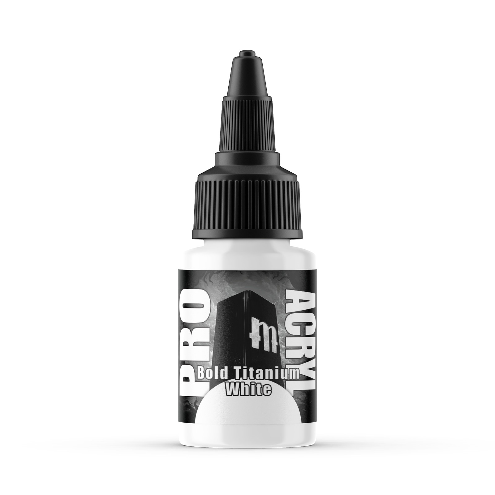 Pro Acryl Bold Titanium White Acrylic Paint – 001