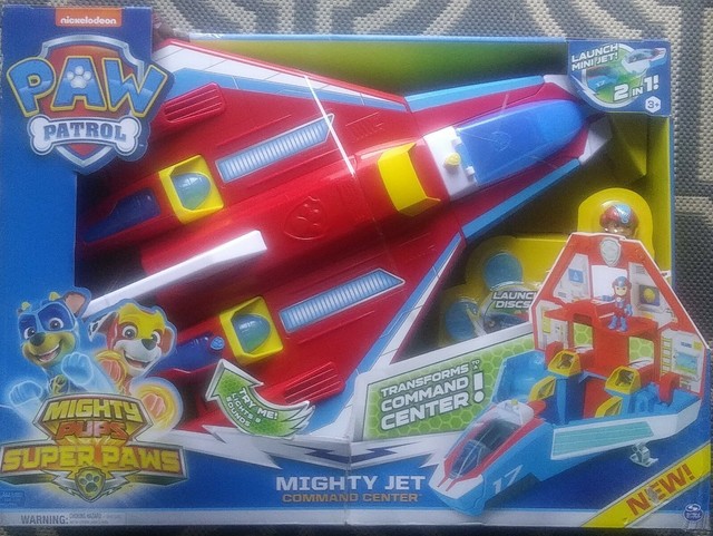 Paw Patrol 6053097 Mighty Pups Super Paws Mighty Jet Command Center! Toy for sale online | eBay