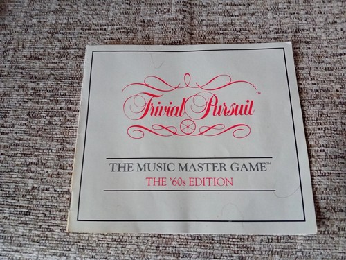 Trivial Pursuit 60s Edition - CASSETTE VERSION Complete Vintage Rare 1992 - Picture 2 of 7