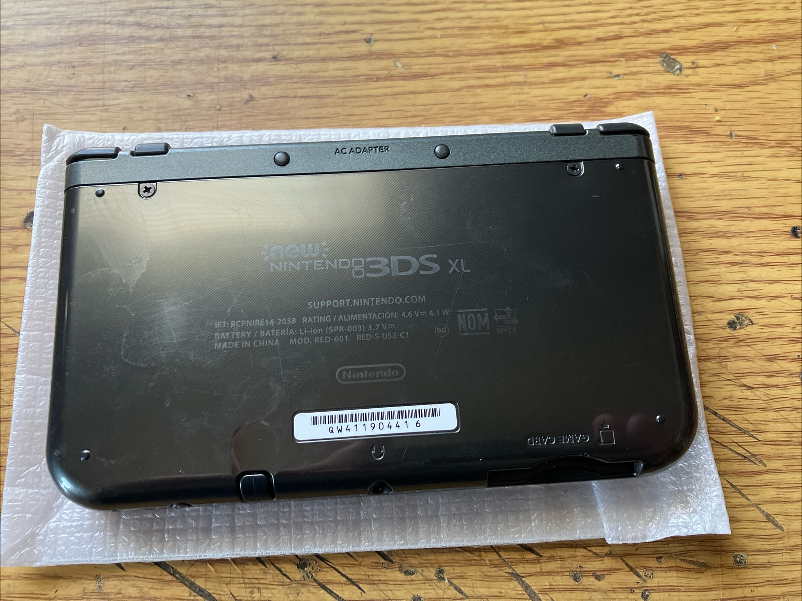 Nintendo New 3DS XL Black Console Complete CIB Box Screen Issue Read LL