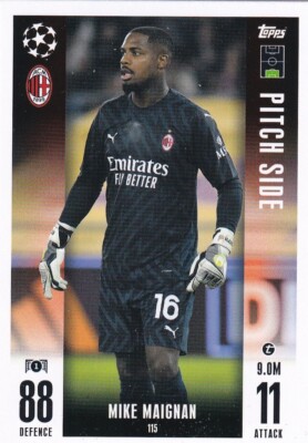 Topps Match Attax Champions League Extra 23/24 Pitch Side 115 Mike Maignan