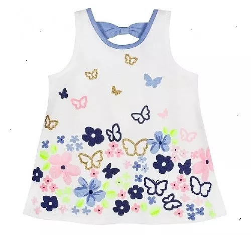 Gerber Graduates Toddler Girl Butterflies Sleeveless Tunic Size 18M - Picture 1 of 1