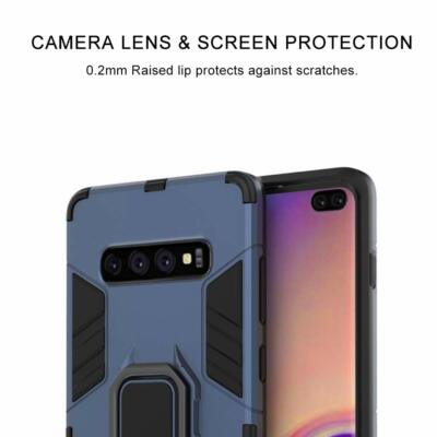 Samsung Galaxy S10 Plus Case, Heavy Duty Shockproof +TPU Soft