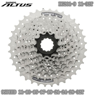 Shimano SHIMANO CS HG200-9 201-9 Cassette Sprocket Altus 9 Speed HYPERGLIDE