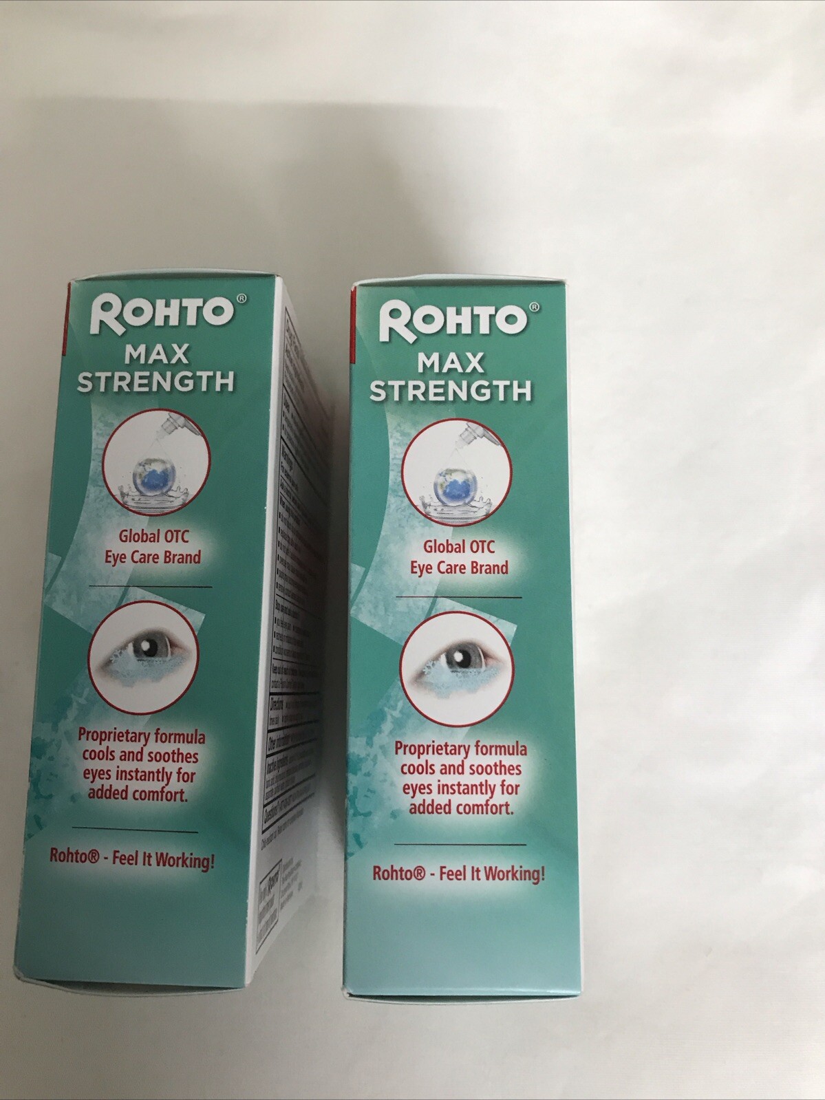 Rohto Cooling Max Strength Redness Relief Eye Drops-2x Twin (4bottles) Ex2026