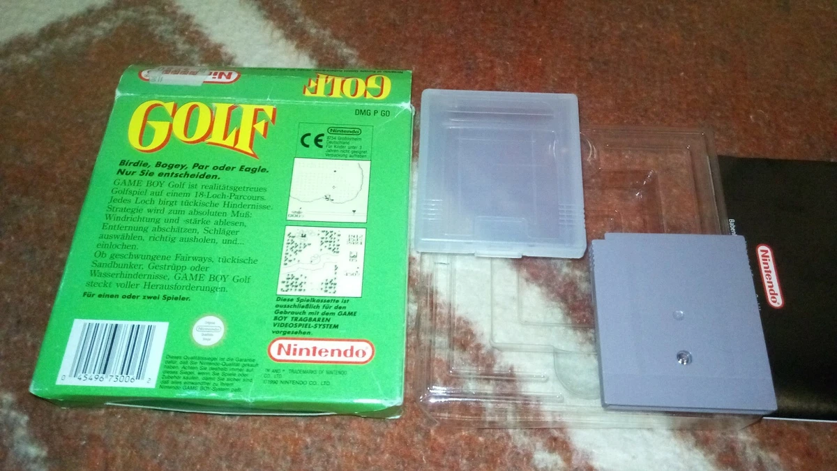 GOLF gameboy game boy pal Germany pocket color classic nintendo mario